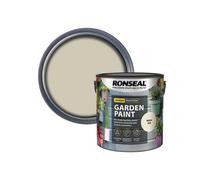 Ronseal Garden Paint RSLGPWA25L GPWA25L for Sheds, Fences, Brick and Terracotta White Ash 2.5 Litre
