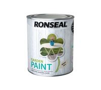 RONSEAL RSLGPWA750 GPWA750 Garden Paint White Ash 750ml, 750 ml