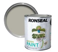 Ronseal Garden Paint RSLGPWA25L GPWA25L for Sheds, Fences, Brick and Terracotta White Ash 2.5 Litre