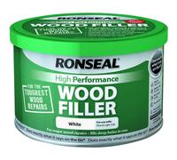 Ronseal High Performance Wood Filler White 275G Structural Repair Exterior Interior 30 Min Dry No Shrink