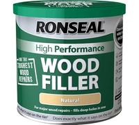 Ronseal High Performance Wood Filler - White 550g | Two-part repair compound for interior and exterior timber defects, suitable for drilling, fixing and planing after cure.