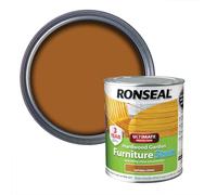 Ronseal HWFSNC750 Hardwood FurnIture Stain Natural Cedar 750ml | Water-based coating providing up to 3 years weather resistance, reducing substrate greying and surface degradation.