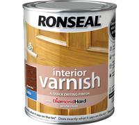 Ronseal Interior Varnish Dark Oak Satin 750ml