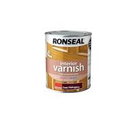Ronseal Interior Varnish Quick Dry Gloss Deep Mahogany 750ml