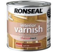 Ronseal Interior Varnish Gloss 250ml Dark Oak | Free UK Delivery