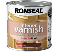 Ronseal Interior Varnish Gloss 250ml Teak | Free UK Delivery
