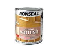 Ronseal 36874 750 ml Interior Clear Varnish, Gloss