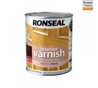 Ronseal Interior Varnish Quick Dry Gloss Deep Mahogany 750ml