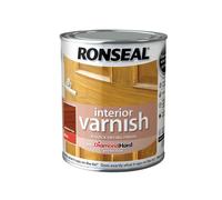 Ronseal Interior Varnish Quick Dry Gloss Medium Oak 250ml