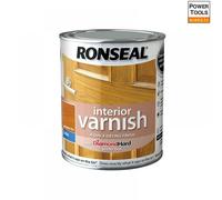 Ronseal Interior Varnish, Quick Drying Finish, Diamond Hard Protection, Antique Pine Satin, 750 ml, 1 piece