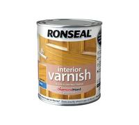 Ronseal 36821 Interior Varnish Quick Dry Satin Light Oak 250ml