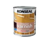 Ronseal 750ml Quick Dry Satin Interior Varnish - Walnut