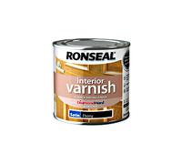 Ronseal Interior Wood Varnish - Ebony - Satin - 250ml