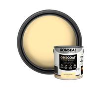 Ronseal Kcb.7015103.41804.76 One Coat Everywhere Interior Paint Buttercream Matt 2.5 Litre Rslocebm25L
