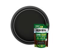 Ronseal KCB.8174503.10400.73 One Coat Shed & Fence Refill Pouch Tudor Black 950Ml