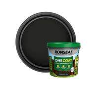 Ronseal KCB.8174503.10400.81 One Coat Shed & Fence Protection Tudor Black Oak 5 Litre