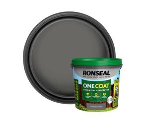 Ronseal KCB.8174503.10800.81 One Coat Shed & Fence Protection Charcoal Grey 5 Litre