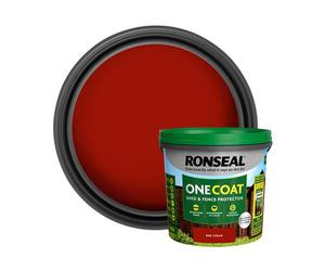 Ronseal KCB.8174503.80900.81 One Coat Shed & Fence Protection Red Cedar 5 Litre
