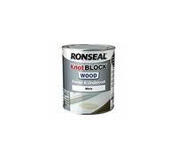 Ronseal Knot Block Wood Primer and Undercoat - 250ml | Stain-blocking coating formulated to inhibit resin bleed and provide adhesion promotion on knotty timber substrates.