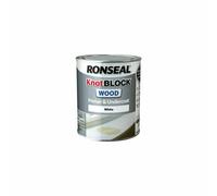 Ronseal 36481 Knot Block Primer & Undercoat White 750Ml