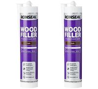 Ronseal MPWFD310 310ml Multi-Purpose Wood Filler Cartridge - Dark (Pack of 2)