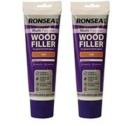 Ronseal MPWFL325G 325g Multi-Purpose Wood Filler Tube - Light (Pack of 2)