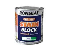 Ronseal 37301 One Coat Stain Block White 750Ml
