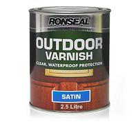Ronseal ODVCS25L Outdoor Varnish Satin 2.5 Litre