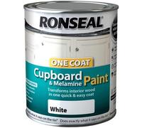 Ronseal OCCMPW750, One Coat Cupboard Melamine and MDF, 750 ml, White
