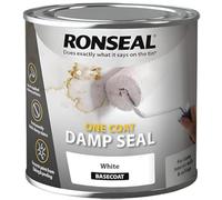 RONSEAL One Coat Damp Seal Paint White Permanently Covers Damp Stains 750ml