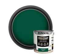 Ronseal Paint One Coat Everywhere - Evergreen Matt, Durable Interior, 2.5L