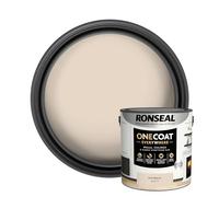 Ronseal Paint One Coat Everywhere – Oatmeal Matt, Quick Coverage, Smooth Finish – 2.5L