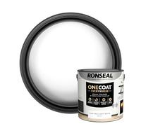 Ronseal One Coat Everywhere Paint Pure Brilliant White Matt 2.5L