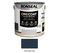 Ronseal One Coat Everywhere Washable Tough Quick Dry Matt Paint All Colours 2.5L