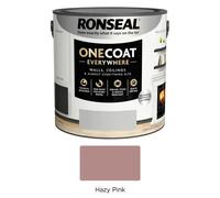 Ronseal One Coat Everywhere Interior Paint Hazy Pink Matt 2.5 Litre KCB.7015103.82304.76