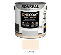 Ronseal One Coat Everywhere Paint Almond Matt 2.5L