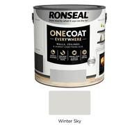Ronseal One Coat Everywhere Washable Tough Quick Dry Matt Paint All Colours 5L