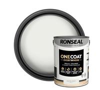 RONSEAL One Coat Everywhere Paint Winter Frost Matt 5L - Durable Interior Paint for Walls & Ceilings Smooth Finish Quick Coverage Ideal for Easy Home Projects