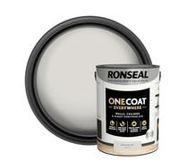 RONSEAL | One Coat Everywhere | Winter Sky Matt | 5L | KCB.7015103.12604.81 | Washable emulsion provides stain-resistant coverage across walls, ceilings and other prepared household substrates.