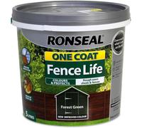 Ronseal 38291 One Coat Fence Forest Green 5 Litre