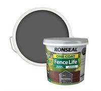 Ronseal 38876 One Coat Fence Life Charcoal Grey 5 litre RSLOCFLCG5L