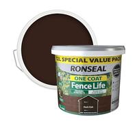 Ronseal One Coat Fence Life Dark Oak 12L