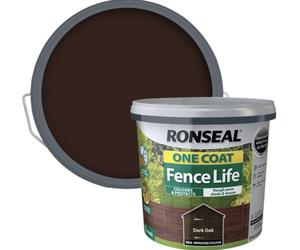 RONSEAL ONE COAT FENCE LIFE DARK OAK 5L
