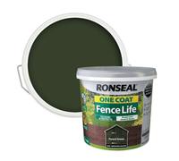 Ronseal 38291 One Coat Fence Forest Green 5 Litre