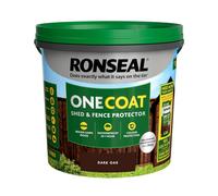 Ronseal RSLOCFLDO5L One Coat Fence Life, Dark Oak, 5 Litre