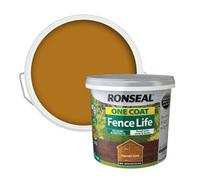 Ronseal RSLOCFLHG5L One Coat Fence Life, Gold, 5 Litre