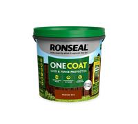 Ronseal One Coat Fence Life Matt Shed & Fence Treatment - Medium Oak 5L