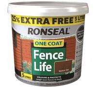 Ronseal One Coat Fencelife 4L Plus 25% Harvest Gold