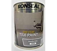 RONSEAL ONE COAT GRANITE GREY SATIN TILE PAINT - 750 ML - WATER BASED