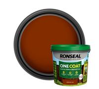 Ronseal KCB.8174503.40100.81 One Coat Shed & Fence Protection Medium Oak 5 Litre